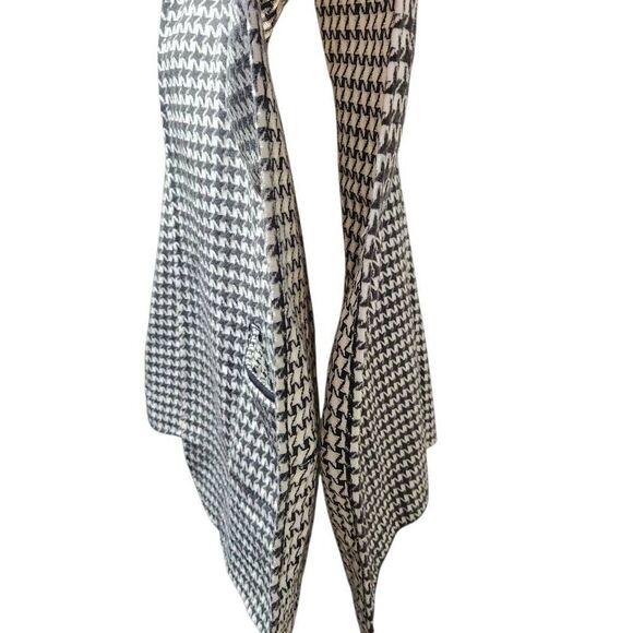 Hatch hooded knit wrap poncho houndstooth pockets one size maternity - Picture 4 of 7